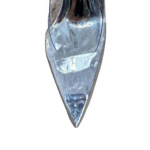 Good American Cinder-F*cking-Rella Clear Pumps | Size 7 - Picture 5 of 13